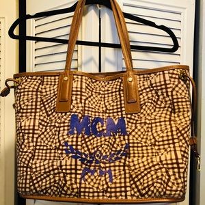 Liz Reversible Medium Visetos Tote Bag